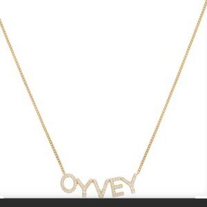 Janis Savitt OY VEY Necklace (unisex) GOLD PLATED